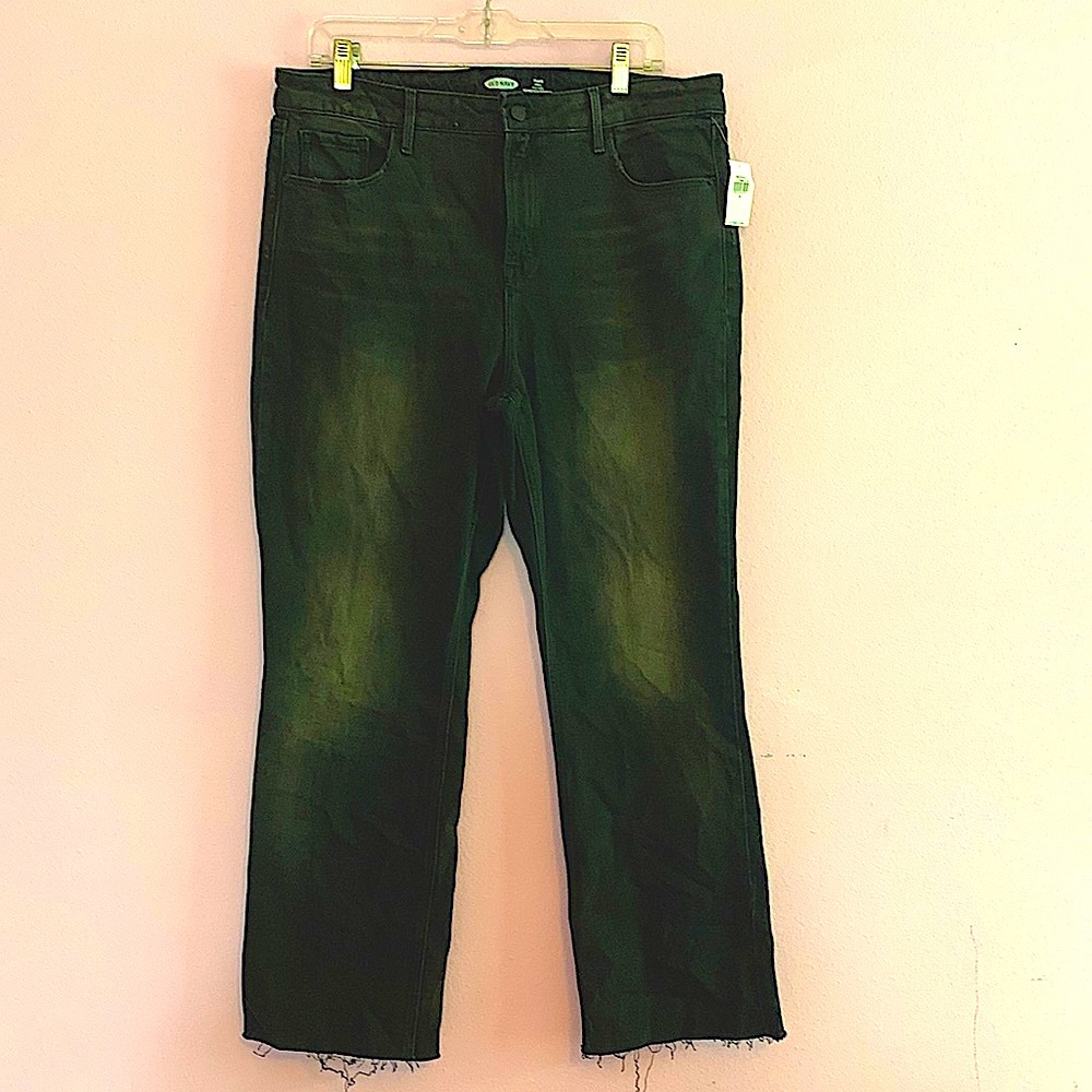 Black Old Navy Flare Jeans Size 14